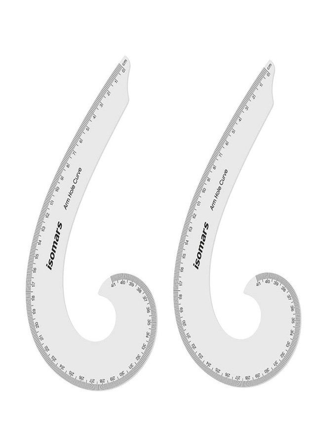 Isomars Armhole French Curve Set of 2 with Marking - Image 1